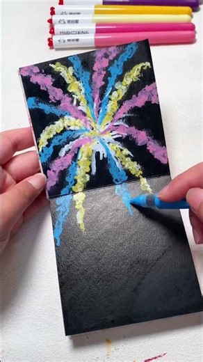 Brilliant fireworks bloom under our brushes | Beginner Tutorial🎇🎇✨✨✨