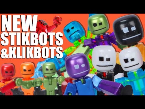 *NEW* Metallic Klikbots and Multicolor Stikbots!