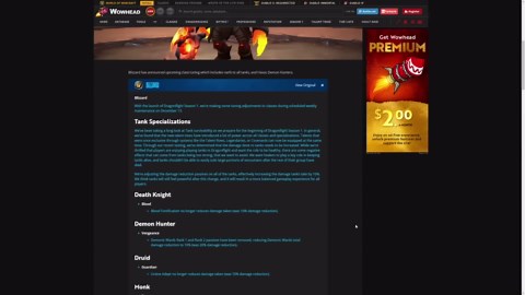 Blizzard nerft alle Tanks! Klassentuning zum Start von Season 1 von World of Warcraft: Dragonflight