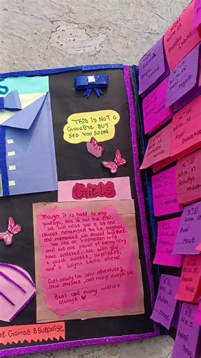 farewell invitation card for students # handmade # ideas