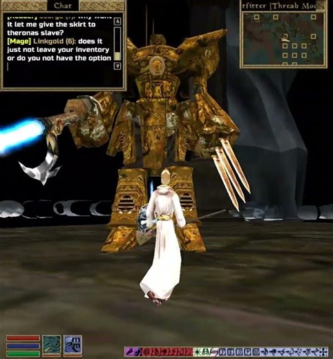 Morrowind MMO - Dwemer Mech Suit [Player Built] #mmo #shorts #morrowind #multiplayer