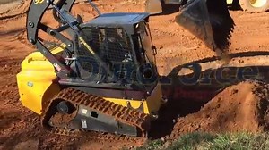 DuroForce® Steel Tracks for Compact Track Loaders, now also available straight from the manufacturer, ATS. Easy Installation, no undercarriage modifications required. Just take off the rubber tracks and swap in the steel tracks as needed! The superior durability and traction of these steel tracks make them ideal for jobs that rubber tracks just can’t handle. Customer-tested for 4 years in many different applications. Find out more at http://www.alpinetracksystems.com/ | Rock & Dirt