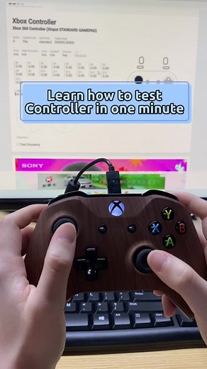 How to test a controller for stick drift in one minute 👌 #controller #gamer #drifting #ps5 #ps5drift #gaming #xbox #controllerplayer