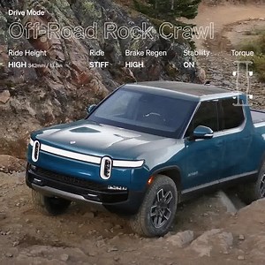 Drive Modes give you unprecedented control over the R1T’s vast capabilities by changing the vehicle’s driving dynamics at the highest level. We’re launching with eight modes — four for the road, and four for when it ends — that let drivers adjust ride height, suspension stiffness, accelerator pedal response, all-wheel drive and more to optimize for comfort, efficiency or performance in virtually any terrain.​ This video was filmed with professional drivers on a closed course and in designated of