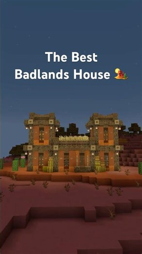 Badlands Starter house - Fits Perfectly in this Biome!