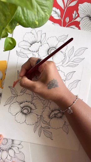 💐 BOTANICAL LINE ART WORKSHOP: ONLINE 💐 Line drawing is an art form featuring illustrative, doodle-like designs. It’s used widely among artists of many types with both fine lines and bold lines. In this class, you will be introduced to techniques that will assist you in creating beautiful flowers and leaves. You will learn that you can create many styles from the same object depending on the mood you want it to reflect (e.g. simple, textured, intricate, ornate, etc.). Learn: - Floral line art
