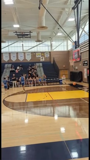 Boulder City High School on Instagram: "🏀⏱️ BUZZER AT THE HALF! ⏱️🏀 The gym exploded after an incredible three-quarter court shot at the halftime buzzer! One of those unforgettable moments that had everyone on their feet—pure excitement, pure Eagle magic 💥🦅 #bchs41 #HalftimeBuzzer #bchsbasketball"
