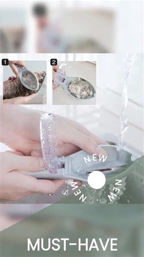 Fish Scales Graters Scraper Fish Cleaning Tool Scraping Scales Device with Cover Home Kitchen Coo...