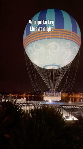 Disney’s tethered helium balloon goes 400 feet.