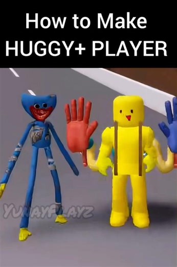 How to Make Huggy in Brookhaven RP #poppyplaytime