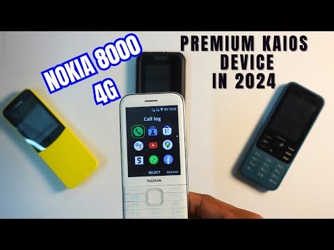 Nokia 8000 4G in 2024 : Premium Kai OS Experience