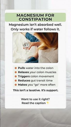 How to Take Magnesium for Constipation Relief #guthealth