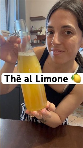 Tè al limone fatto in casa — bevanda estiva🍋 #shorts