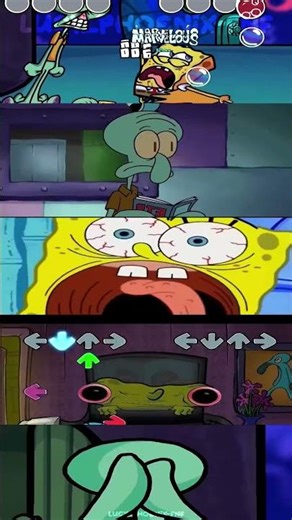 Squidward CAN’T Believe This… SpongeBob Loses Control 😵‍💫That Face Was CREEPY🐙 #LucyPhoenixFNF