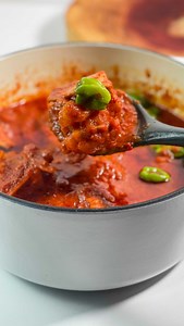 Pork Trotter (Pig Feet Stew) This recipe is highly recommended! What will you pair this with? Note! @_sankofanaturalspices has no salt nor msg and it is absolutely healthy! It comes in 25kg now and is available on every market. Process 💕Soak cured/ salted pig feet in water for an hour or more to get rid of excess salt. 💕 Cook pig feet in enough water on medium heat till tender. Cook for 45mins. 💕 In a different pan, add enough oil. Add sliced onion to sizzling oil. Cook for 2 mins. 💕Add a la