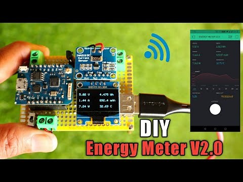 DIY Multifunction Energy Meter V2.0 || Monitor Energy from Smartphone