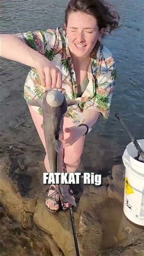 Thomas Was Catching River Blue Catfish All Day With This Drift Rig: FATKAT Best Catfishing Rig Setup