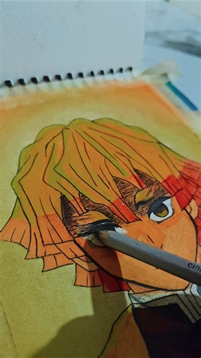 #Zenith 🫡new anime 💫character# ✨# how to draw Zenitsu 🥰# trending short viral 📸 video#