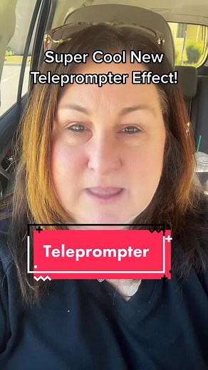 Cool New Teleprompter Effect for Creators