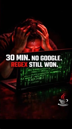 30 Min. No Google. No AI. Regex Still Beat Me. | Java Regex HackerRank #coding #fyp #hackerrank