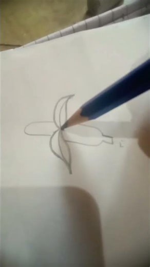 How to draw banana 🍌😂 number with 3#shortvideo #drawing #subscribe #viralvideo