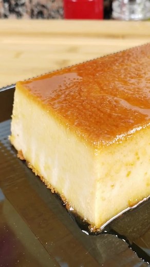 Delicioso Pudín de Vainilla con Pan y Caramelo