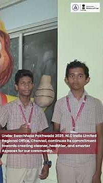 Swachhata Hi Seva 2025 | NLCIL Transforms Chennai School Classroom into Smart Learning Space