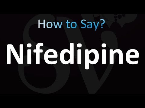 How to Pronounce Nifedipine (correctly!)
