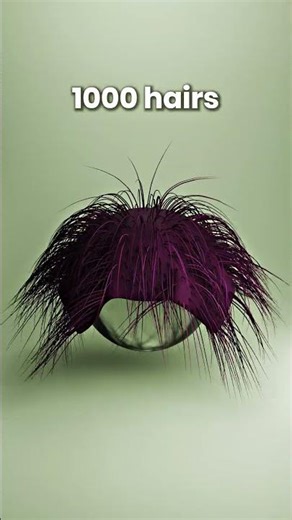 100 hairs vs 1000 hairs ASMR