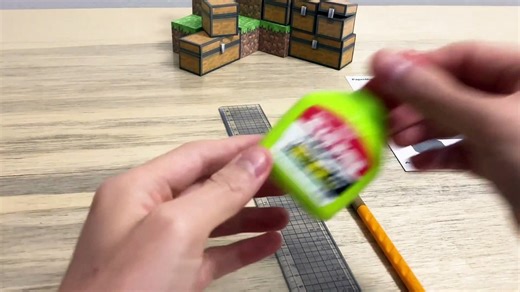 How to make a real chest / PaperMinecraft - DIY