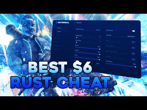 Using the best $6 cheat in rust!