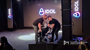 Russia's first AI robot falls face-first in debut