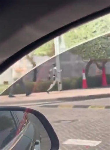 19K views · 36 reactions | Watch : A humanoid robot is spotted running across a street in Dubai in a viral video. (Video courtesy : X) #Dubai #Robots | Deccan Chronicle | Facebook