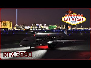 Vegas! Parallel Landing | FlyByWire A32NX + RTX 3080 | San Diego to Las Vegas | MSFS 2020