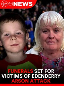 25K views · 381 reactions | The funeral of four-year-old Tadgh Farrell, killed in an arson attack in Co Offaly, will take place tomorrow. His grand-aunt Mary Holt, who also died in the fire at Castleview Park, will be laid to rest on Sunday. A Garda investigation is ongoing. More on #VMNews | Virgin Media News | Facebook