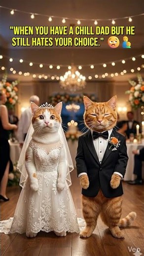 My Cat's Italian Dad Disapproves of His Marriage 😾🤌