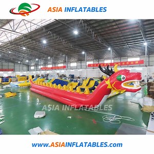 [Hot Item] Inflatable Dragon Banana Boat Inflatable Water Sports Entertainment Games Jet Ski Towable Pontoons Tubes