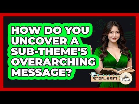How Do You Uncover A Sub-theme's Overarching Message? - Fictional Journeys