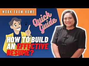 USAPANG CYBERBACKER: HOW TO BUILD AN EFFECTIVE RESUME | Simply Chellie Vlogs
