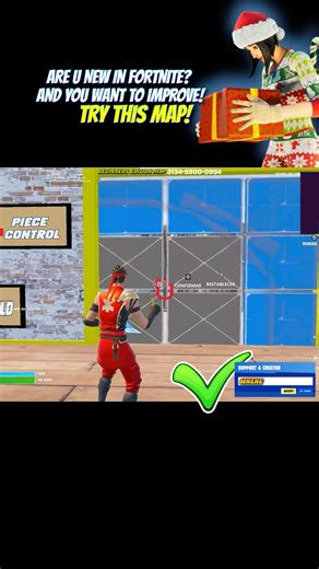 PRACTICE MPAS FOR BEGINNERS✍️✅ #fortnitemap #fortnitepractice #fortnitebeginner