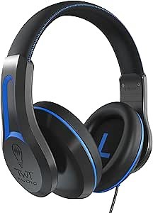 TWT Audio Duro, TW200 | Premium Over-Ear Noise Reducing Wired Headphones (3.5mm Jack)