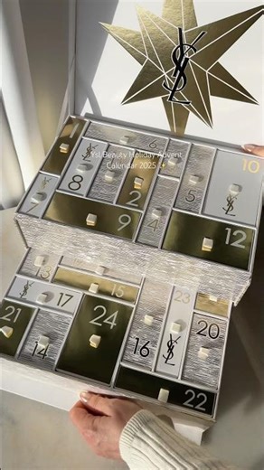 unboxing ysl beauty advent calendar pt.2✨ #ysl #unboxing #aesthetic #beauty #viralreels #fyp #makeup