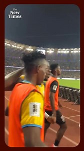 2.6K views · 34 reactions | WATCH: Amavubi players celebrate Jojea Kwizera’s goal with the fans! Rwanda leads 1-0 against Lesotho. #WCQ2026 | The New Times Publications | Facebook