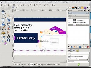 GIMP: Create a Stunning Poster from a Screenshot!