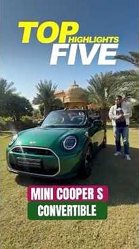 Mini Cooper S Convertible Launched In India | Top 5 Highlights | autoX | #shorts