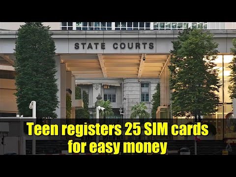 Teen registers 25 SIM cards for easy money | Singapore scam case explained