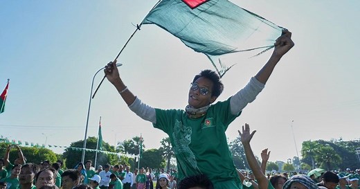 A military-backed party in Myanmar holds rallies as campaigning begins for December election