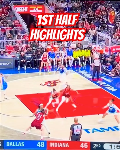 Caitlin Clark 1st half highlights 🔥 #caitlinclark #wnba #shorts