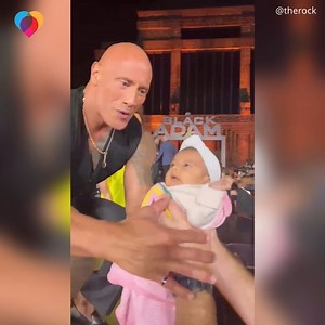 267K views · 134 reactions | "People do cry and they hand me things - I was NOT surprised to be handed this beautiful little baby," Dwayne The Rock Johnson said after holding this crowd-surfing baby | NewsChannel 5 Nashville | Facebook