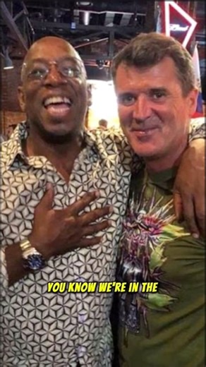 Ian Wright on his friendship with Roy Keane🤣🤣 #footballpodcast #roykeane #footballstory #ianwright | Footy Vault